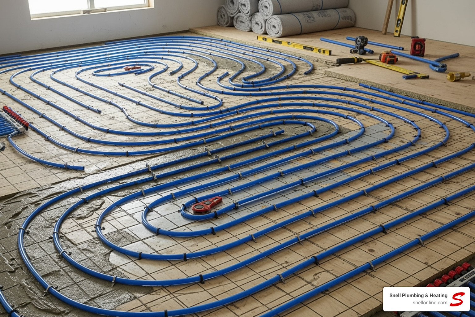 residential radiant floor heating virden