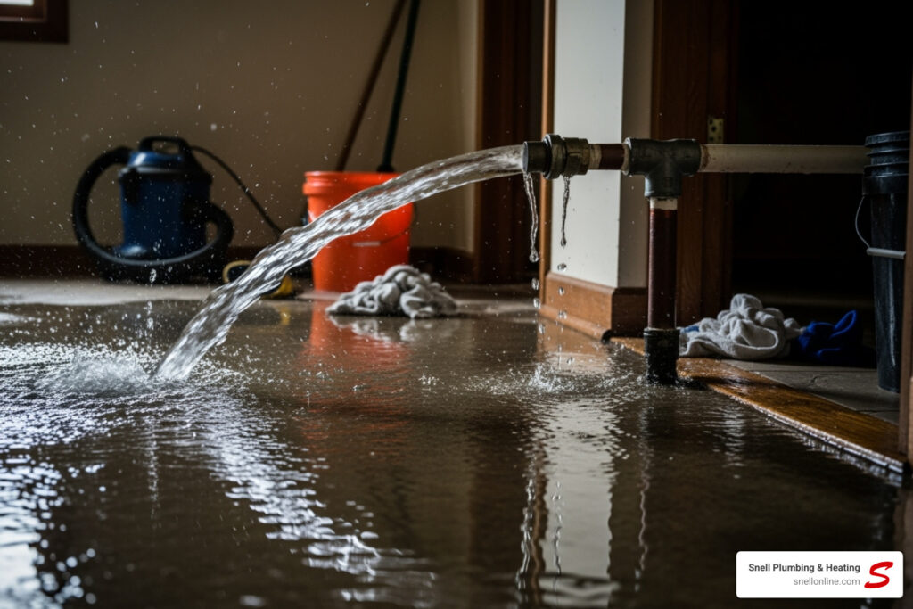 repair burst pipe riverton il