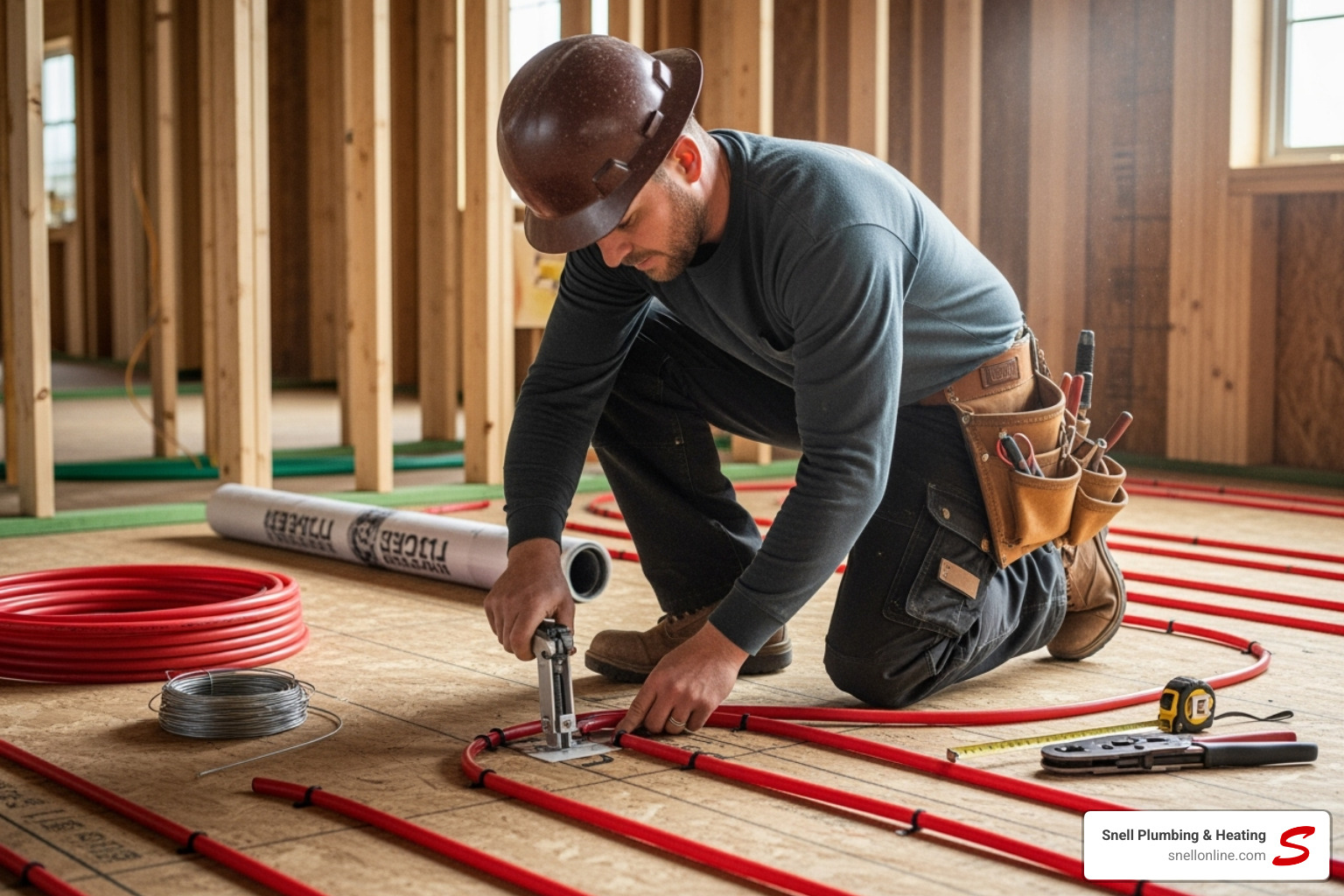 install radiant floor heating virden